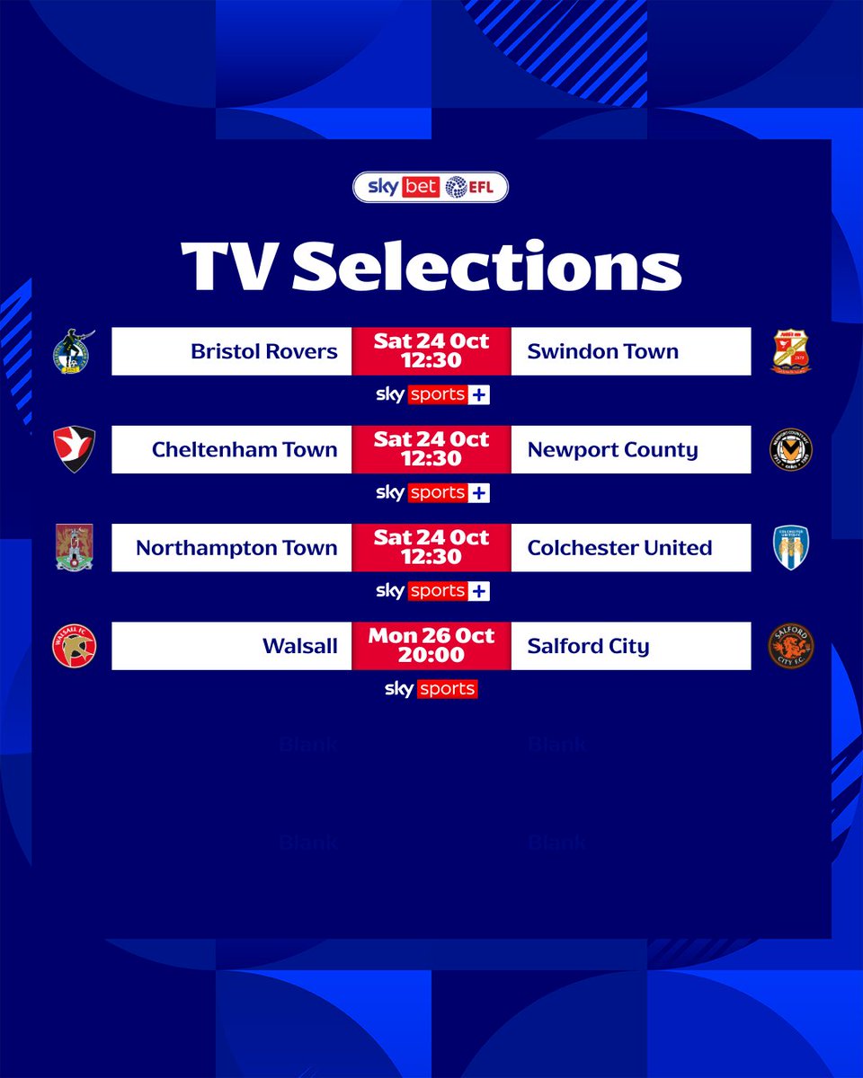 EFL's tweet photo. Watch this weekend's EFL action LIVE on @SkySports!

🔗 https://t.co/rJGpqhoAvx

#EFL https://t.co/5LDtW4XCt5