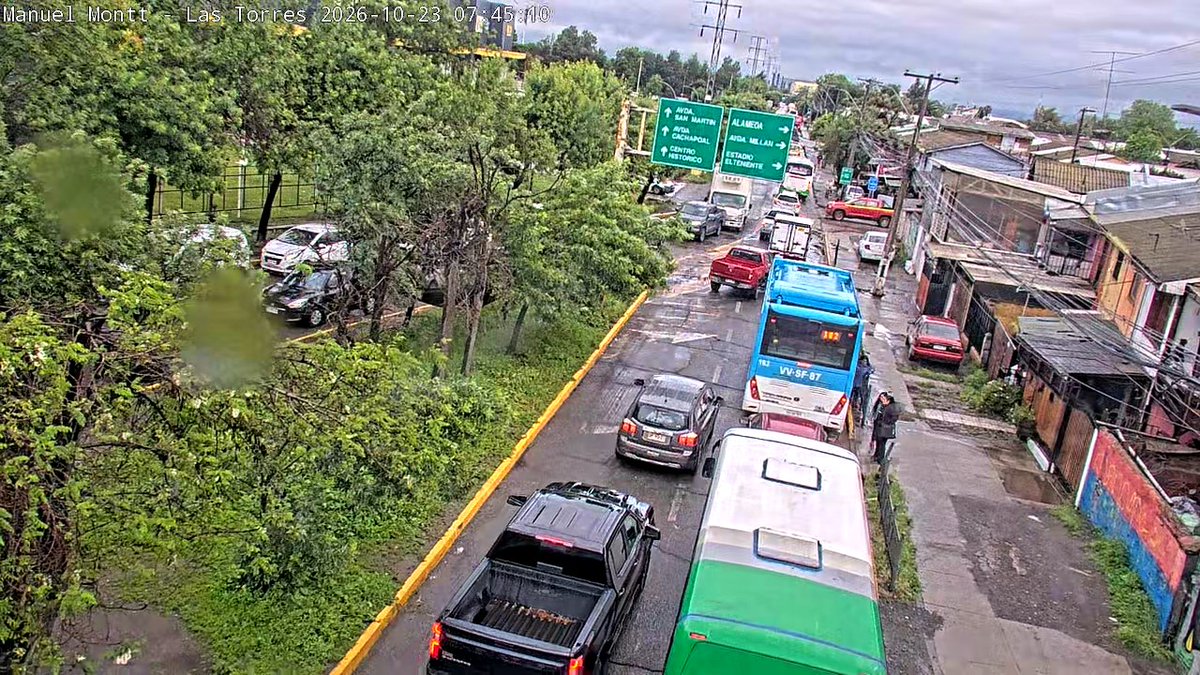 TTIOhiggins's tweet photo. Atención (07:49 h) A esta hora, congestión en Av. Las Torres #Rancagua https://t.co/LbnD4nUKBx