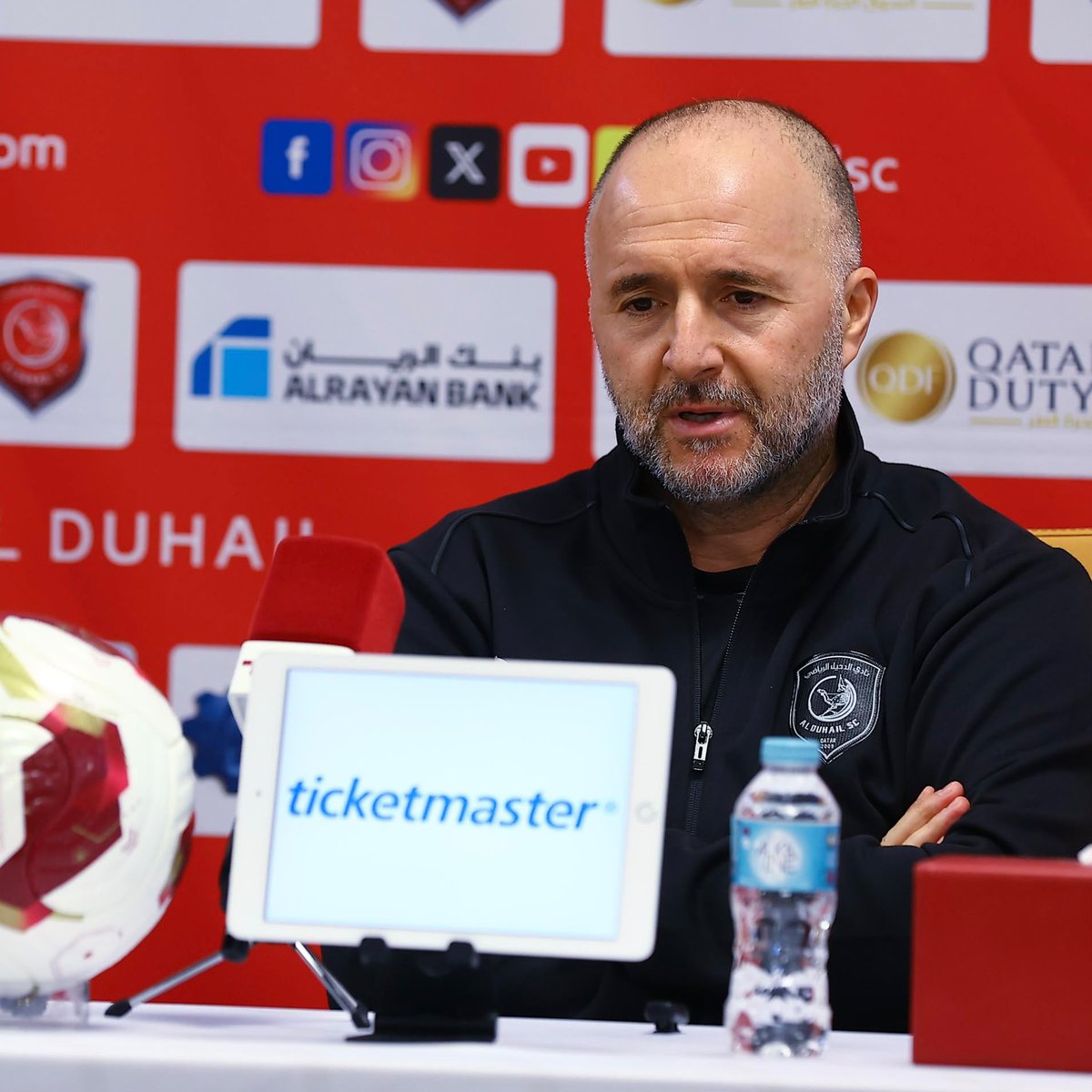 QSL's tweet photo. 🎙️ جمال بلماضي مدرب الدحيل: علينا الاستعداد جيدًا والتركيز في لقاء لوسيل 

اقرأ المزيد عبر موقعنا الرسمي 👇
https://t.co/lR5CUEEhtL

#دوري_نجوم_بنك_الدوحة https://t.co/aFb2gVgr6h
