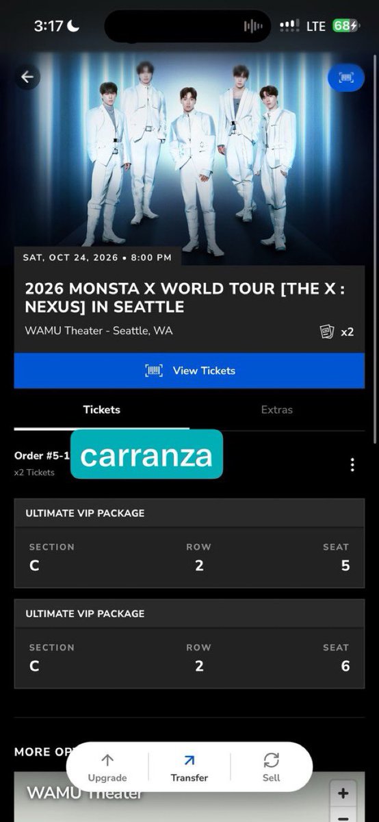 Renee980L's tweet photo. Hello!! I WTS Two (2) MONSTA X ULTIMATE VIP Package Tickets For 
Saturday October 24th at 
WAMU Theater — Seattle,WA
Kindly send a DM if interested!!!
I can show proof of them 
#MonstaxTickets wtb Monsta x Seattle WA https://t.co/Dc5MtKZgaY