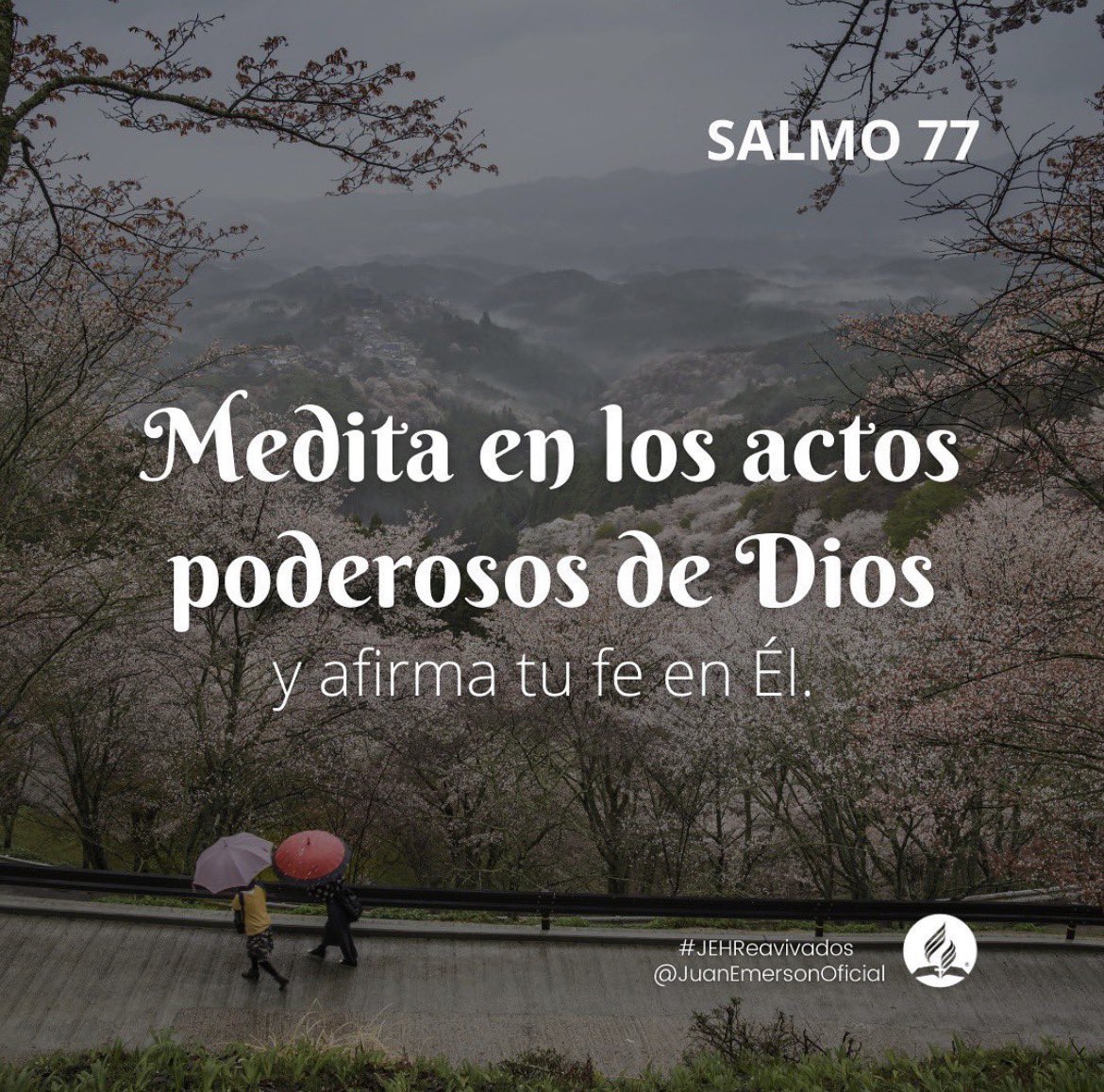 JuanEmersonHer1's tweet photo. #Salmo77 - DIOS, TU ERES PODEROSO - Preguntas sin respuesta; Recordar los actos poderosos de Dios en el pasado y cómo Dios ha guiado a su pueblo, permitirá reanimar su fe en Dios.
Si deseas escuchar la explicación ver:
https://t.co/D0eVxpApEm
#RPSP #capitulodiario #UnaVoz27 https://t.co/rtDmxCoMOG