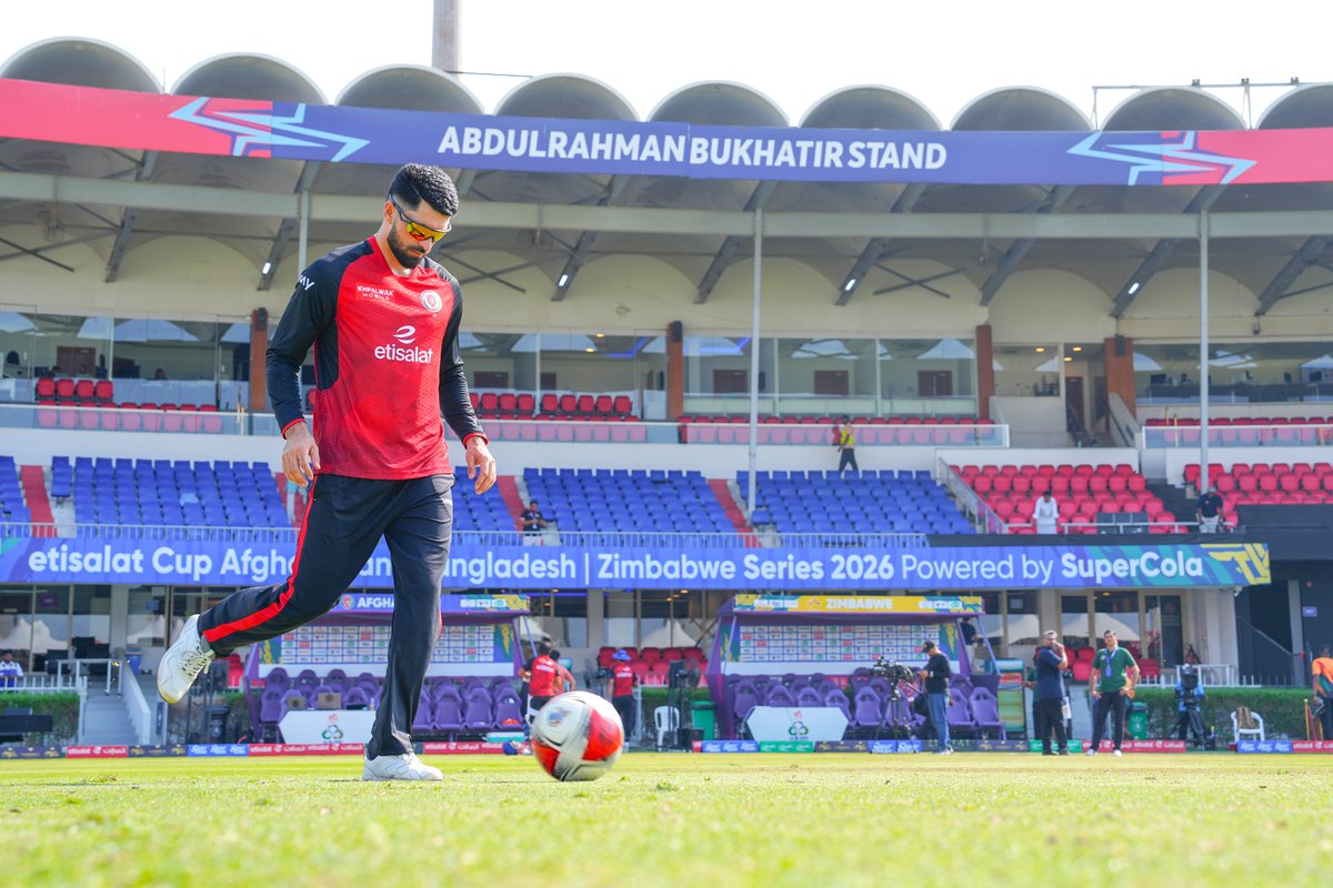 ACBofficials's tweet photo. Work in Progress ahead of the Final! ππ
#AFGvZIM | #GloriousNationVictoriousTeam | #ThreeTeamsOneSpirit https://t.co/IxK06gmSaU
