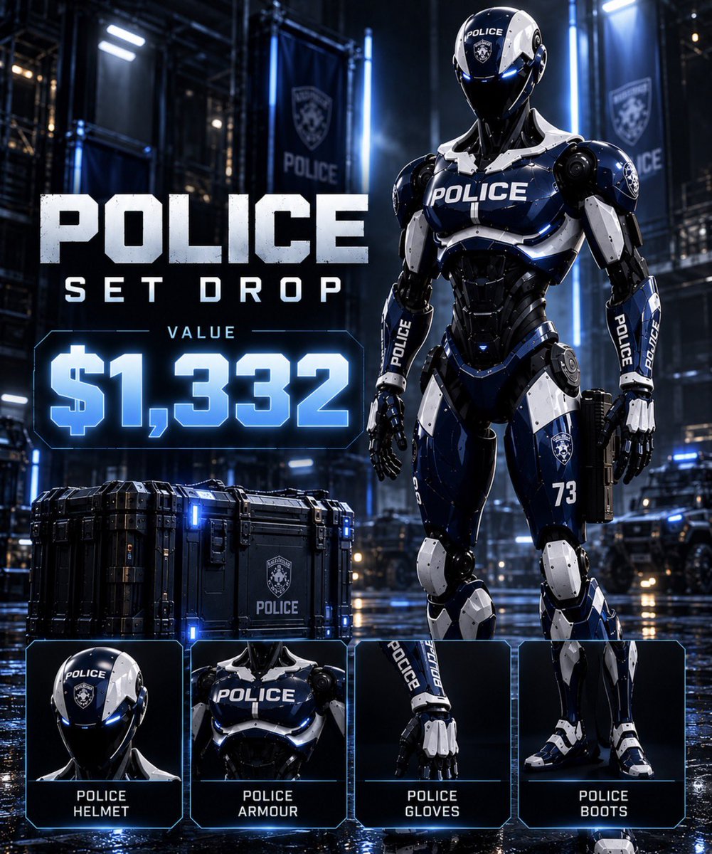 CTD_24's tweet photo. Dropping this police set | $1,332.

💎 RT + Like to get involved. https://t.co/mdsdCWCMBi