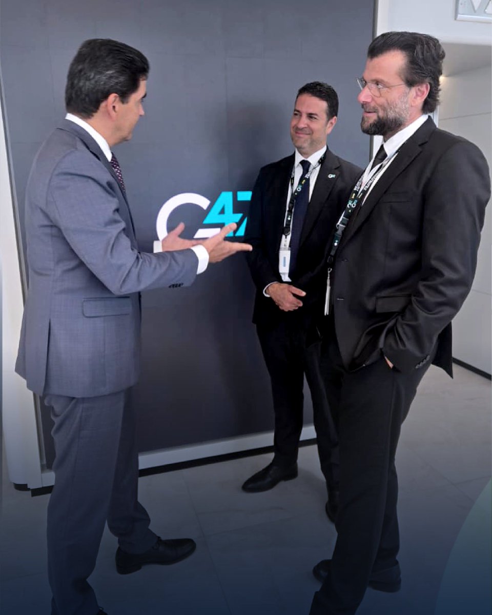 PresightAI's tweet photo. Presight was honoured to join a delegation from the Embassy of the Dominican Republic in the UAE, including H.E. Ambassador Renso Herrera Franco, at G42’s Abu Dhabi headquarters to discuss AI and digital transformation for stronger government and public services. https://t.co/MRgK9tIcWC