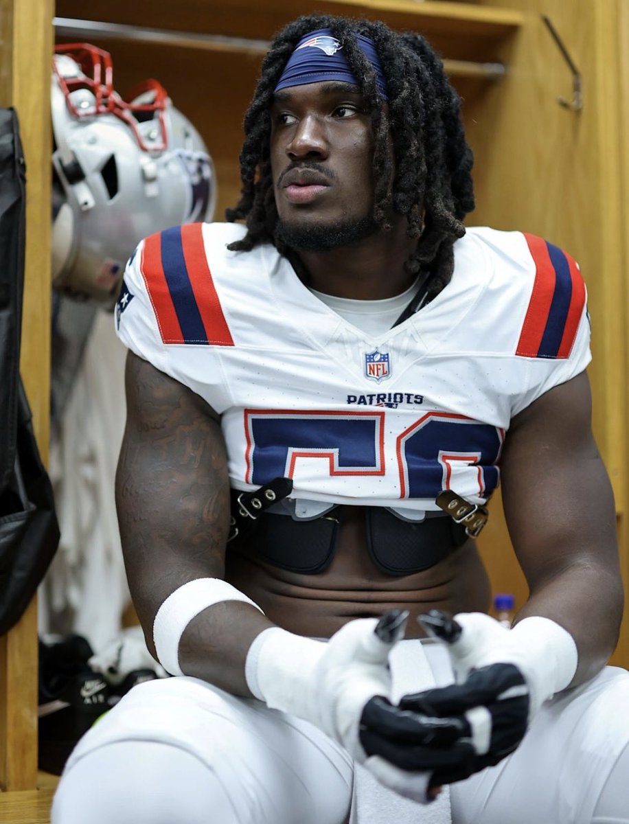 MJRodnick's tweet photo. On a day where the defense wasn’t great, Gabe Jacas continued to disrupt.

🔹71.9 - defensive grade (@PFF)
🔹73.3 - tackling grade
🔹70.5 - pass rush grade 
🔹74.5 - run defense grade 
🔹2 - hits
🔹3 - hurries https://t.co/0ZGxlcGP81