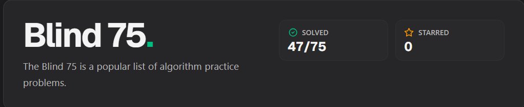 RAJAT_073's tweet photo. Blind 75 update 

Solved 3 graph questions 
Q1:Number of Islands (bfs/dfs)
Q2:Pacific-Atlantic Water Flow (dfs)
Q3: Course Schedule I (topo sort)

Also solved Course Schedule II as it involved just printing the topo sort already done in Q3

#DSA #competitiveprogramming #leetcode https://t.co/kfcAh6DMBV