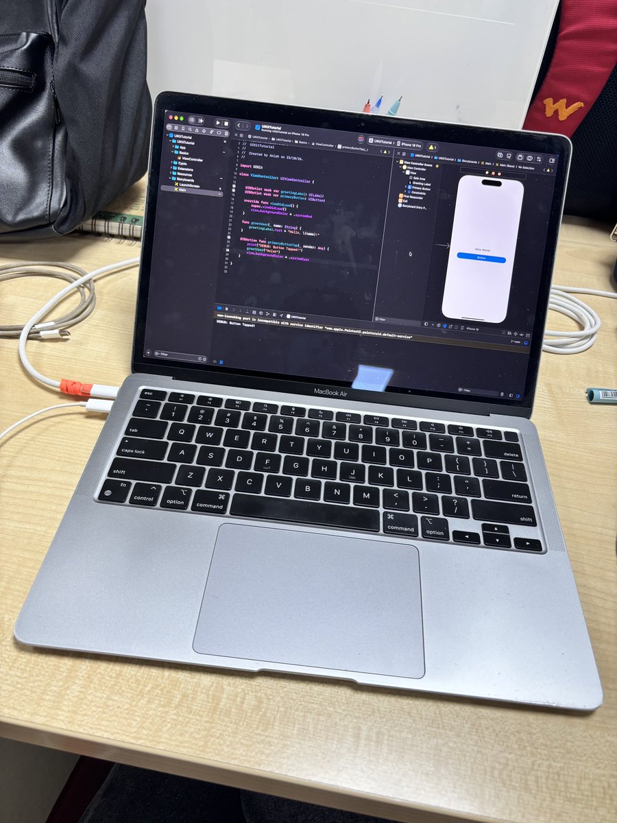 anish_codes's tweet photo. SwiftUI was getting too comfortable, so I chose violence: UIKit😭

#iOSDevelopment #Swift #UIKit https://t.co/6uUJdyZ6Tl