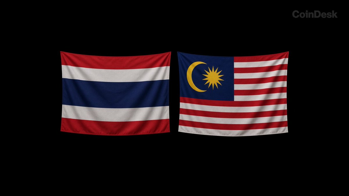 CoinDesk's tweet photo. JUST IN: Bank Negara Malaysia and the Bank of Thailand join Singapore’s BLOOM initiative, expanding the cross-border digital money framework to three central banks as they develop common standards for acceptance, settlement and interoperability. https://t.co/7GgtKwbsIP