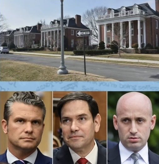 Suzierizzo1's tweet photo. Do you think that these three Senior Trump Administration officials along with others should be allowed to live on “Generals row” at Fort Nair Army base in Washington D.C especially when most never served in the Military at all and these homes are for Military Commanders? https://t.co/yVsyebKR7W