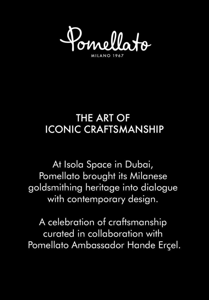 robimanga_'s tweet photo. Hande non è solo l’ambasciatrice di Pomellato,ma una vera celebrazione della creatività e dell'artigianato.
Vedere il suo impegno nel valorizzare l'arte,il saper fare e il talento femminile è pura ispirazione. Una donna straordinaria che sostiene le donne e l'arte! ✨ #HandeErçel https://t.co/QNkSK6anoC