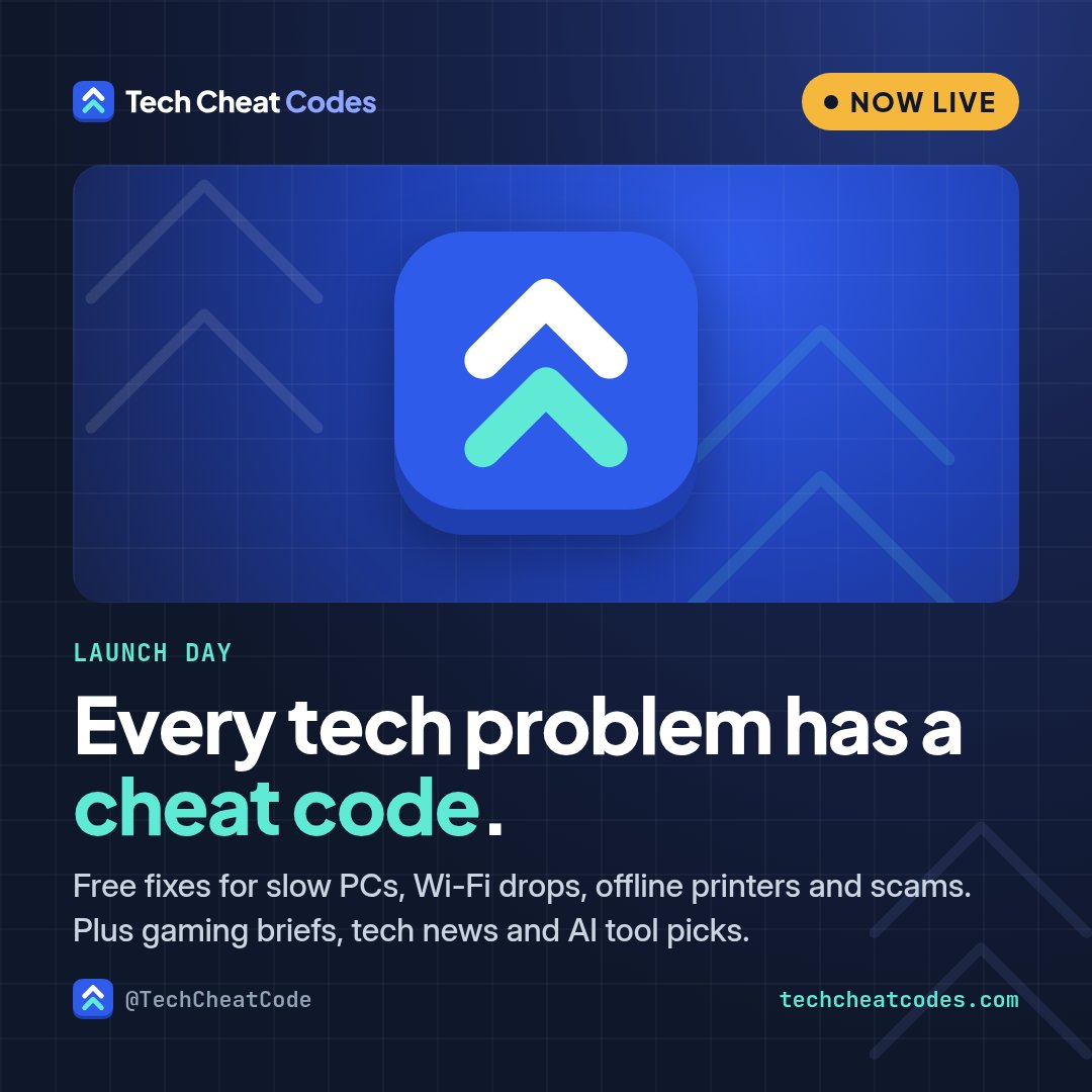 TechCheatCode tweet picture