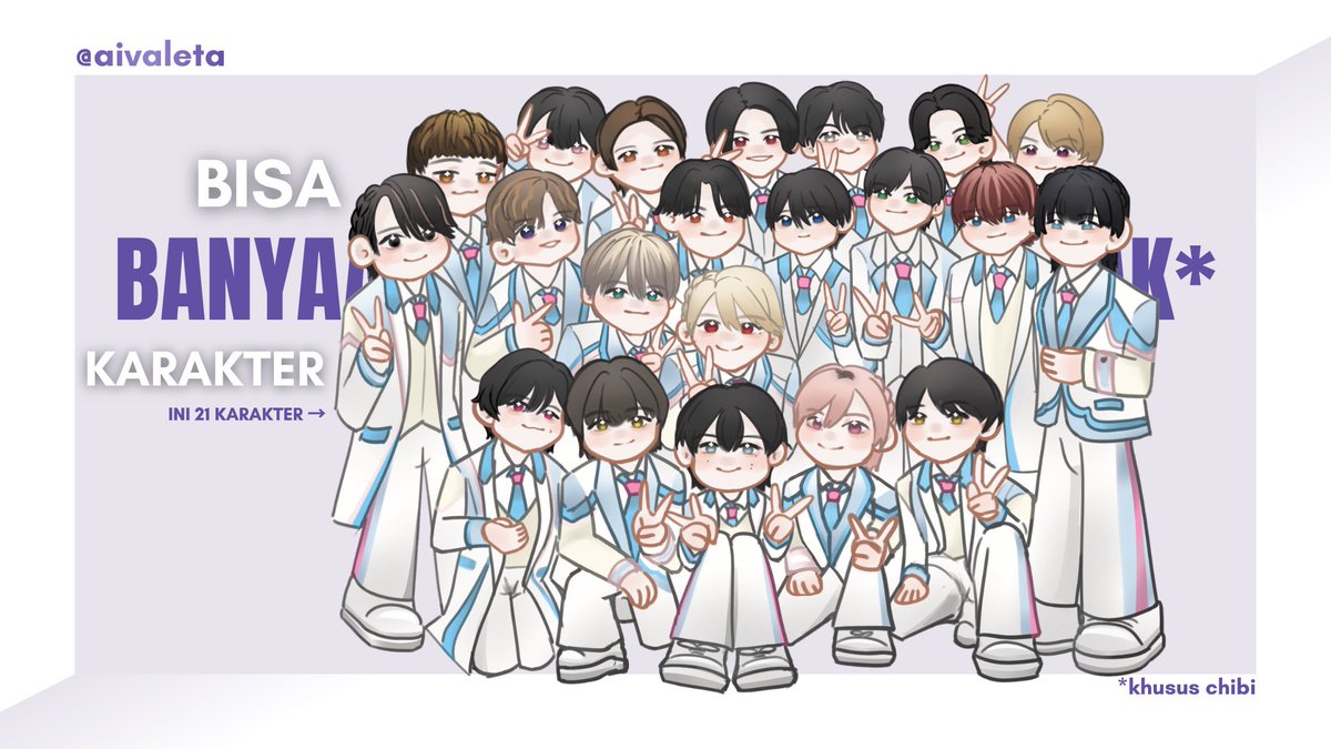 aivaleta's tweet photo. Likes and RTs are very appreciated!

Hii this is my first time opening a commission. Aku open buat 5 slot dulu yaa.

If you're interested please dm me! Please tag after dm https://t.co/tG1PnNtbxk