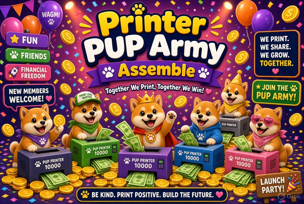 printerpup's tweet photo. @solana_daily @Pumpfun @LaunchOnSF @MeteoraAG @bonkfun @MetaDAOProject @embercurve @BagsApp @Raydium @anoncoinit @Hoookedpad $PPUP

9KmHQuqZVBZE5GnYor7BzgM2re11jQxZTSFEo6s1n2ha https://t.co/NFNmTaVkbK