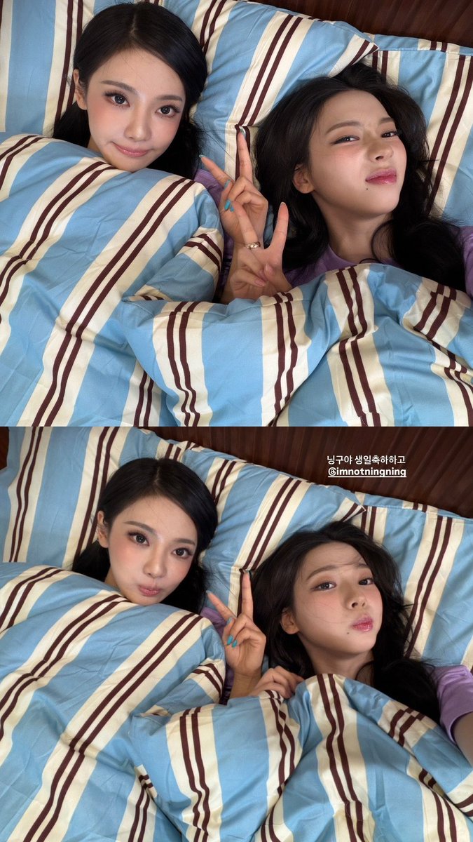 sunshine_080507's tweet photo. KARINA Instagram Update with Ningning 

-let's not be too cute, there's a limit to how much i can hold back

-can a baby be this gentle?

-ninggu-yah, happy birthday

-my baby dumpling 

-i like you a lot~

-happy birthday, maknae https://t.co/6mYkkfYFu1