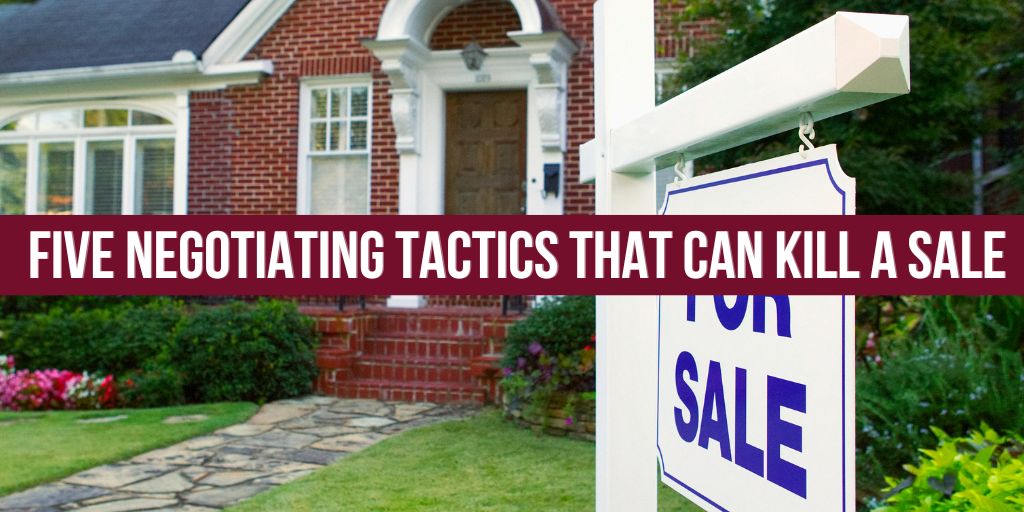 CKHomes4Sale's tweet photo. Five Negotiating Tactics That Can Kill A Home Sale https://t.co/FgL9rmSeuM #RealEstate https://t.co/WOPiaDJr78