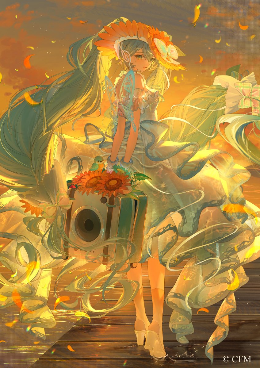 hr_x9_'s tweet photo. 〖 初音ミク「#マジカルミライ2026」〗POP UP SHOPにて、
イラストを描き下ろしさせていただきました！
11月3日(火)より開催です！
何卒よろしくお願いいたします🌻 https://t.co/iDPJXwmk9a