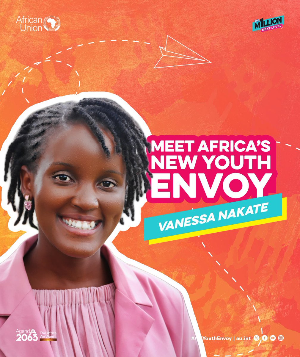 AYDLinkUg's tweet photo. Congratulations to Vanessa Nakate on her appointment as the African Union Chairperson’s Special Envoy for Youth! 👏🇺🇬
A proud moment for Uganda and youth leadership across Africa! 🌍
#Aydl https://t.co/ToSYIK3Uap