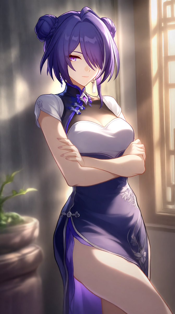 Setsuna_Zero73's tweet photo. チャイナ服黄泉
#崩壊スターレイル
#HonkaiStarRail
#黄泉
#Acheron https://t.co/1ElMSiBCqD