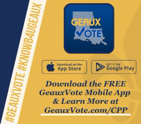 LABankers's tweet photo. Why wait until Election Day? You can early voting now through Oct. 27. Find locations, hours and everything you need to cast your ballot with GeauxVote from @Louisiana_sos Plan your visit: https://t.co/9oIb9PJWvC
#EarlyVoting #GeauxVote #LouisianaVotes #VoteLA https://t.co/NBJWkVG4vu