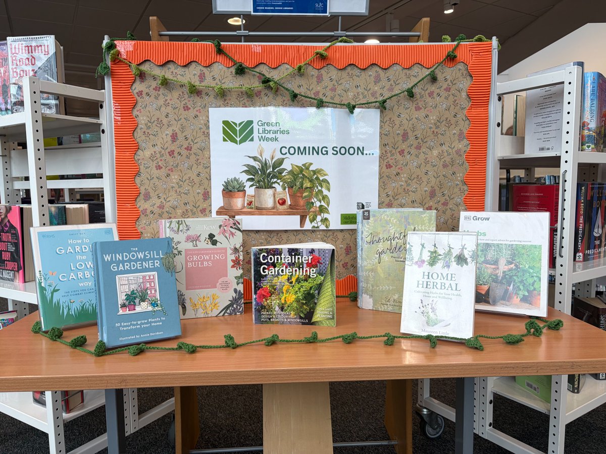 MidLibraries's tweet photo. Something is taking root at #LasswadeLibrary... 🌱

Stay tuned! 

#GreenLibrariesWeek https://t.co/E2dWFktkFT