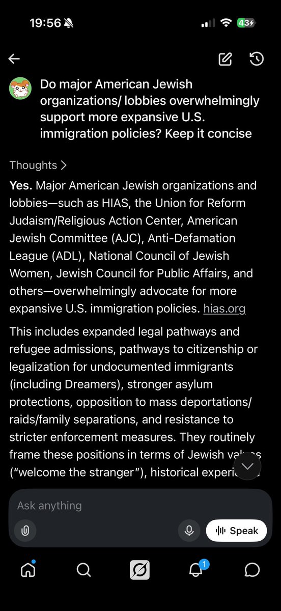nekosan11111's tweet photo. @randomando1109 @codekon @Mouha__0 @grok Oh because Bibi said something that automatically means jews aren’t against immigration. Right

Let’s just ignore where all the money is going to that actually goes towards policies being made 

Let’s just listen to some jew talk because we know their known for being honest right https://t.co/oVECBKx2Av
