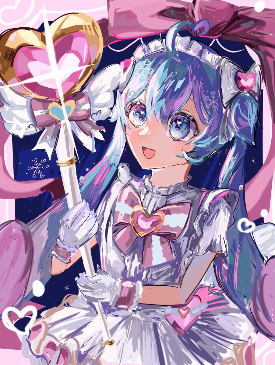 shrimp_EBP's tweet photo. 雪ミク2027ちゃん🩷🎀🪄
#雪ミク2027  #初音ミク https://t.co/tWfuOhV5En