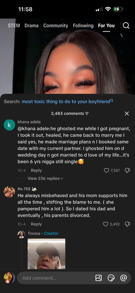 lizzyjollof's tweet photo. The post                              The comments😭😭😭 https://t.co/OtX09kDLti