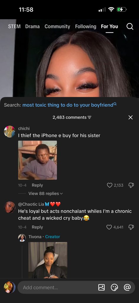 lizzyjollof's tweet photo. The post                              The comments😭😭😭 https://t.co/OtX09kDLti