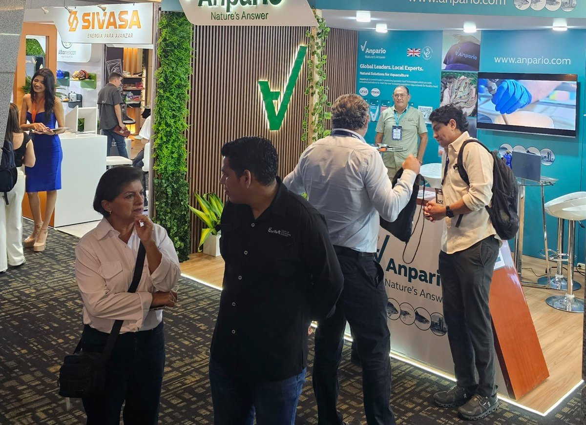 anparioplc's tweet photo. Our #GlobalLeaders, #LocalExperts have been busy at Aqua Expo Ecuador 2026!
The congress addresses topics of interest and importance to the aquaculture sector.
https://t.co/iX5r6ZbBPw
#AquaExpo #Shrimp #Ecuador https://t.co/UeJIHFlDyS