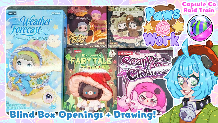 nutcaseart's tweet photo. Time for the Autumn Capsule Co Raid Train to start!
I'm the second stop but I'm starting early!

Come on buy for blind box openings and drawing what we get!

Plus my first ever Event Badges!

https://t.co/Kt0QK6VEDV

#envtuber #vtuber #twitchstreamer https://t.co/td8LVTYxIH