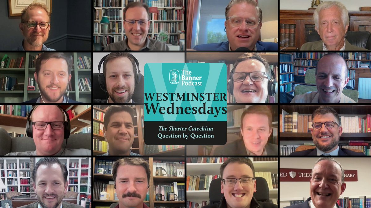 banneroftruth's tweet photo. 1 catechism, 107 Questions and Answers, 30+ guests. 

What can you expect from Westminster Wednesdays? 

Read: https://t.co/EhasoHrvC0