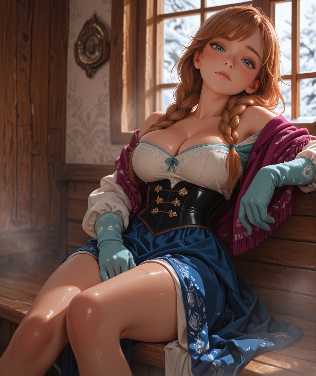 redshift_x's tweet photo. ☃️ Anna - Frozen ❄️ https://t.co/gYKD8J2Qoy