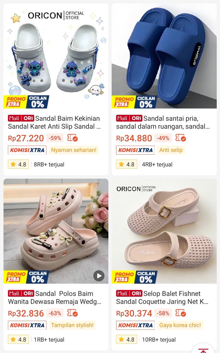 farasha_zelyn's tweet photo. GUYSSS‼️
lihat dehh sandalnya kyutt kyutt lucuu banget gasihh😍✨
mana model dan warnanya cakep semua lagii, cocok buat harian kamu beb✨💖 https://t.co/BcKxdBBzrG