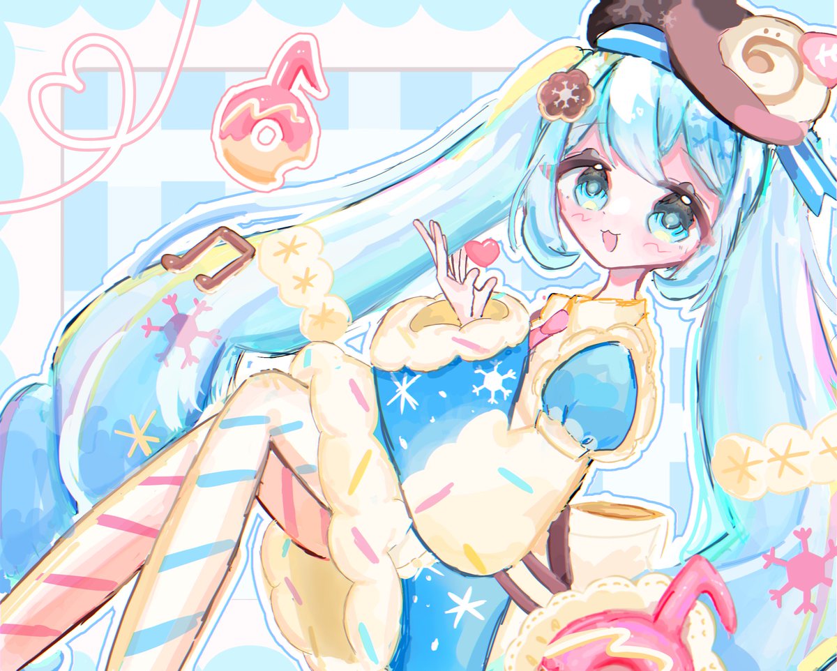 ratuki1030's tweet photo. しあわせパティスリー🍩🥨❄️ https://t.co/puzPMnUx5P
