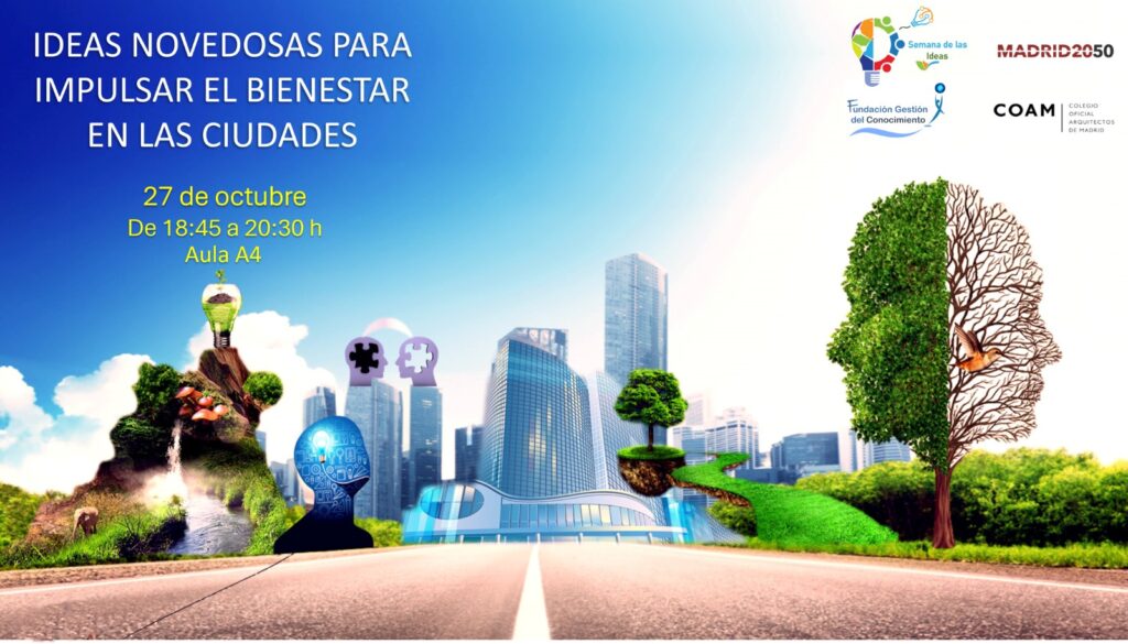 COAMadrid's tweet photo. ¿Cómo mejorar el bienestar en las ciudades? El COAM acoge una jornada sobre edificios saludables, construcción sostenible, accesibilidad y nuevas soluciones urbanas, en el marco de la Semana de las Ideas.

👉 Acceso gratuito, con reserva previa: https://t.co/OVwfPRKIBp https://t.co/KcxA4HQTmI