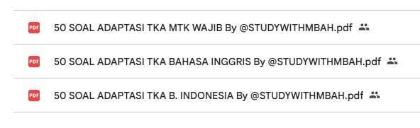StudyWithMbah's tweet photo. 🚨H-3 MENUJU PELAKSANAAN TKA‼️
"Halo Agit!! apa kabar? masih semangatkan? apalagi sebentar lagi TKA nihh, btw aku bikin soal untuk mapel wajib yang diadaptasi dari soal TKA asli. Aku harap ini bisa membantu kalian dalam mempersiapkan diri dalam menghadapi TKA yaa?"
semangat guys! https://t.co/Y858Tii7Uf
