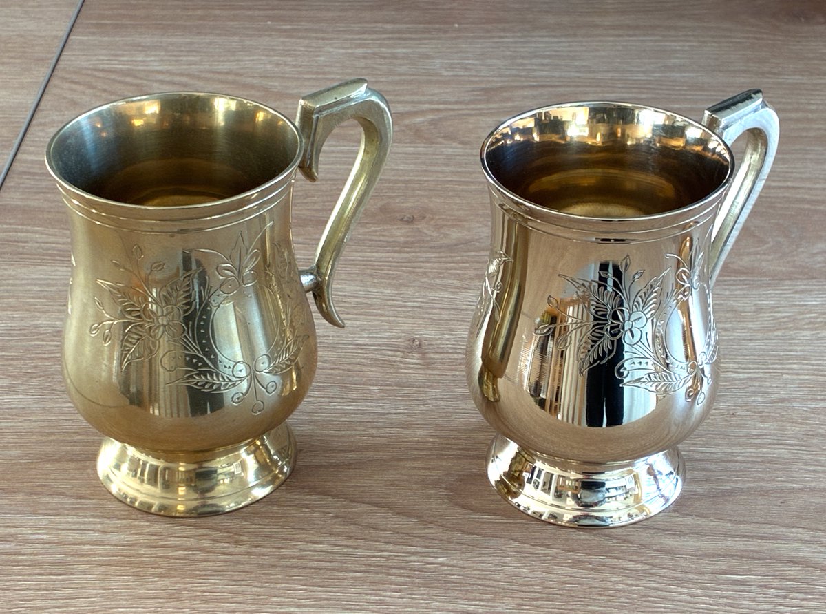 ehelpmann's tweet photo. Brass before and after gallery: https://t.co/GCpVvgzKLH