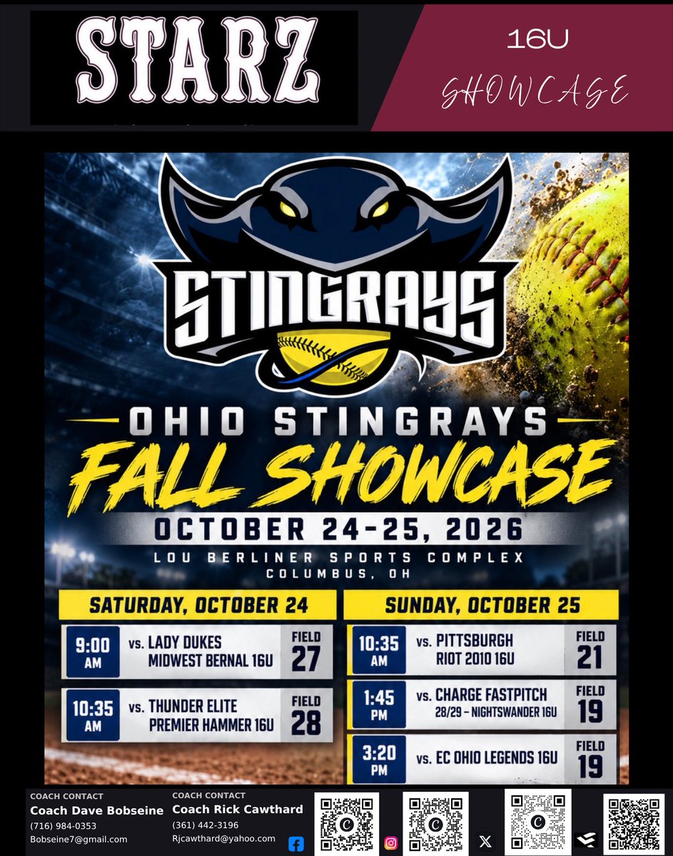 OPStarzKINGSTON's tweet photo. The STARZ will be out this weekend at the @OHStingraysShow in Columbus! Stop and watch! https://t.co/S0OvC0JwK1