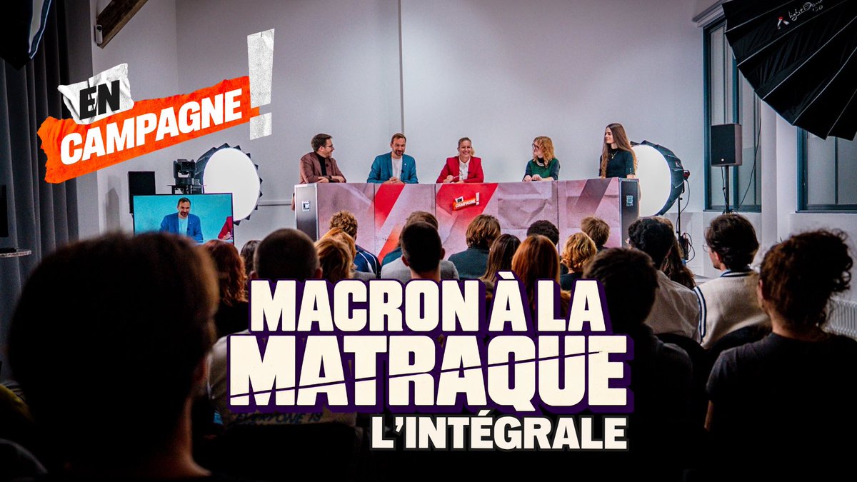 MathildePanot's tweet photo. 🔴⚡️ Pour voir ou revoir le cinquième  épisode de notre émission « En Campagne ! »

👉 À visionner ici : https://t.co/0fHtdYC74C

#EnCampagne https://t.co/c2YGC5VugI