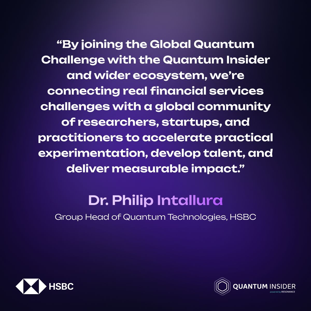 QuantumDaily's tweet photo. Credit card fraud costs $34B a year, with $404B projected over the next decade.

HSBC's track in the Global Quantum + AI Challenge applies quantum machine learning to that problem: quantum-enhanced fraud detection for digital payment ecosystems.

84 applicants entered the track, a 13.7% conversion from registration to application.

HSBC experts are now reviewing every submission against the compliance and security demands of a regulated industry. Winners will be announced later this year.

#QuantumComputing #FinancialServices #GlobalQuantumAIChallenge