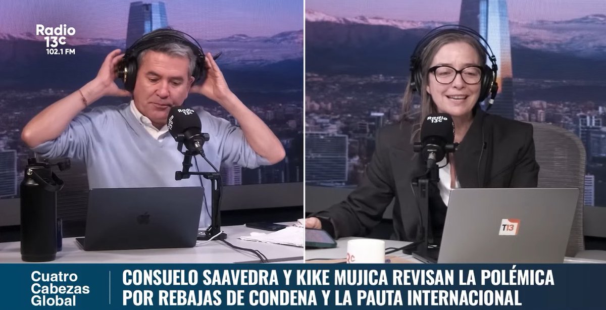 Radio_13c's tweet photo. 🔵 #CuatroCabezasGlobal

Consuelo Saavedra y Kike Mujica analizan la actualidad de este viernes

▶️ EN VIVO https://t.co/zX1Q92Q2wS
📻 Escúchanos https://t.co/Jk0ndQ4ZBD https://t.co/CrI4dCGUea