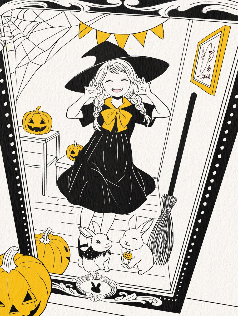 lapis_hyy's tweet photo. .
　　　今年もイタズラしちゃうよ？🎃✨
.
#ハロウィン https://t.co/ckVLD6tDAK