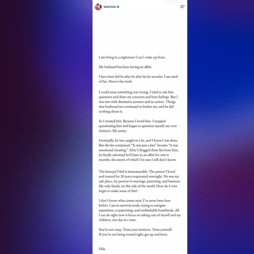 PopBase's tweet photo. Hila Klein reveals her husband Ethan Klein had an affair. https://t.co/chvyrllQEA