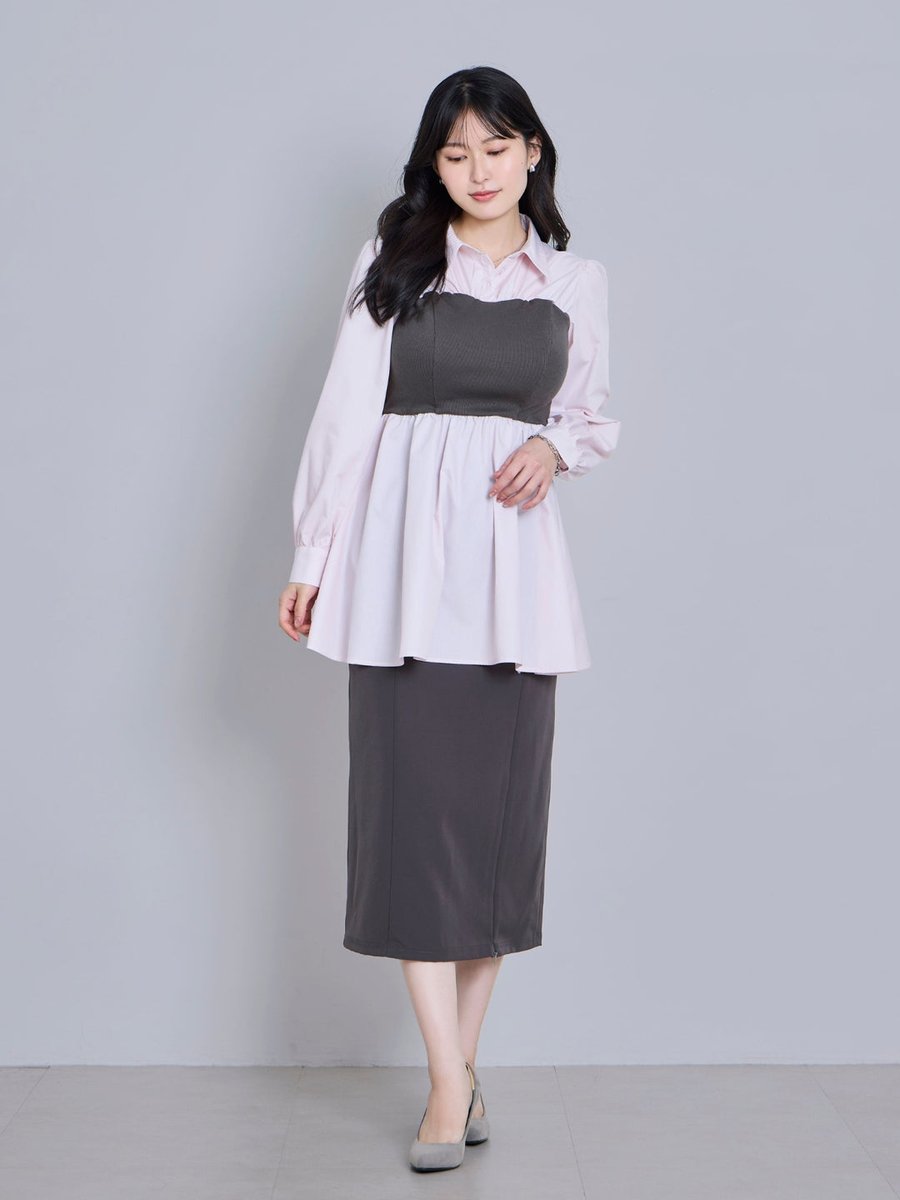 for_overe's tweet photo. 𝑇ℎ𝑎𝑛𝑘 𝑦𝑜𝑢 𝑓𝑜𝑟 𝑡ℎ𝑒 𝑟𝑒𝑣𝑖𝑒𝑤𝑠 ＿

『 色々なドッキングチュニックシャツを持っていますが、こんなにフィットして伸びて軽くて着痩せ＋お尻も隠してくれるチュニックシャツはありません！ 』

▽ カットドッキングチュニックシャツ
https://t.co/dzNjU4NKo8 https://t.co/K2dovtrri5