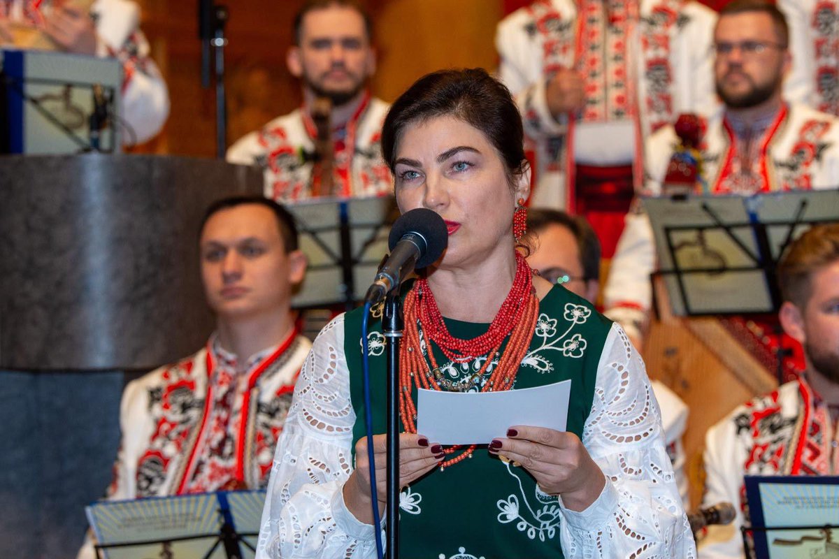 VenediktovaIV's tweet photo. A deeply moving concert in Bern with the National Bandurist Capella of Ukraine named after Heorhiy Maiboroda. Through their music, I felt the sorrow and joy, pain and resilience of our people. Ten Capella members are now defending Ukraine at the front. We fight not only for our freedom, but also for our culture, traditions and identity. May we preserve our heritage and pass it on to future generations🇺🇦

#Ukraine #UkrainianCulture #StandWithUkraine #CulturalHeritage#Bandura
