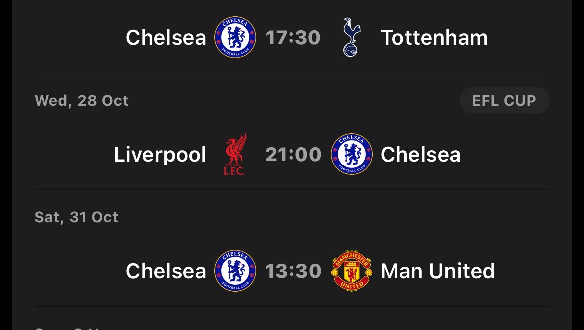 ja_vids's tweet photo. • Draw against Spurs. 🤝  
• Lose to Liverpool. ❌  
• Lose to Man United at home. ❌  
• Then sack Alonso the next day🤲 https://t.co/gusNFsVnpH