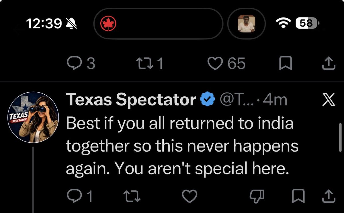 SanAsh01's tweet photo. @spongebob1768 @niggebiatch @AirCanada @CTA_gc @CBCNews @CTVNews @AirPassRightsCA When we get slapped back with hate comments like this, what else it’s supposed to be?!?! Again- unless ur in my shoe u don’t know what we deal with! https://t.co/vuGOO2kIBw