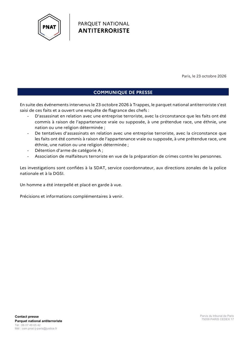 kedeith2's tweet photo. C'est littéralement un attentat d'extrême droite https://t.co/LG6Uwe2LGY