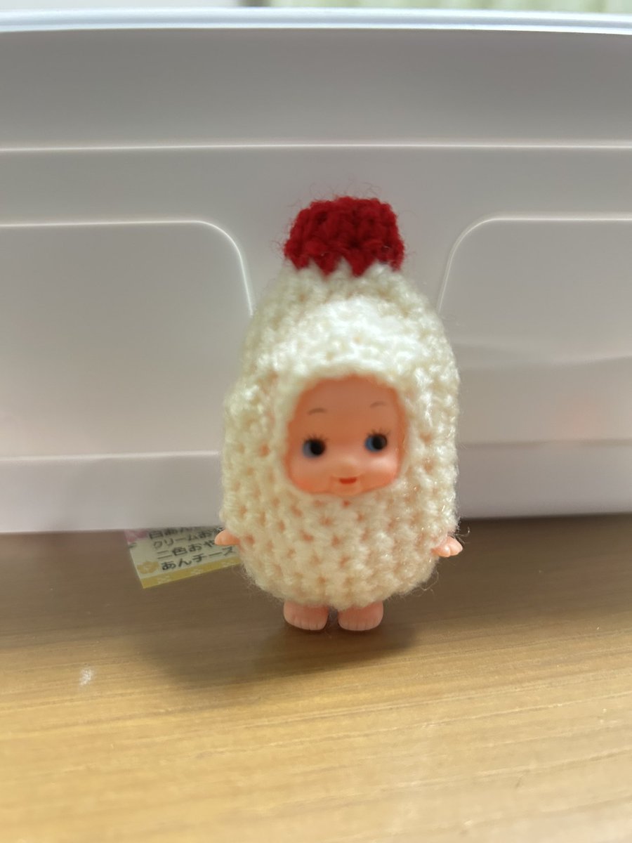 ca28453's tweet photo. マヨネーズキューピー完成しました！
#オビツキューピー
#5センチキューピー
#マヨネーズキューピー https://t.co/jzHaFGQdvx
