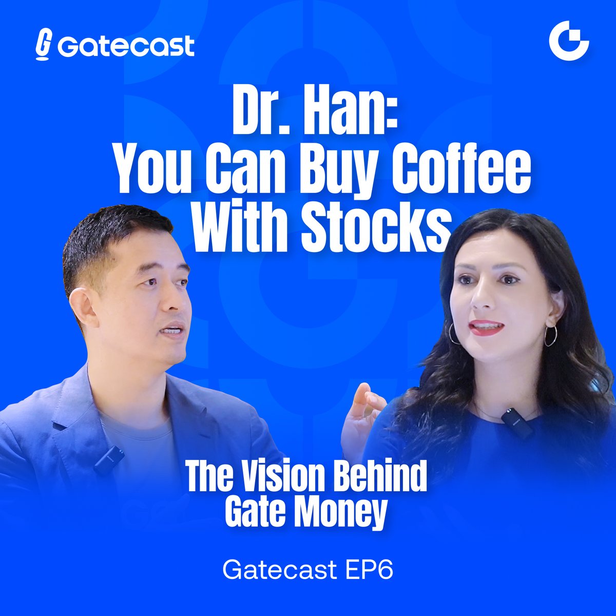 Gate__Live's tweet photo. 🎙️ #GateCast | Can you spend your stocks and gold?

You hold assets in your account, but still need a separate balance to pay for things. Could that change? ☕️

In this episode, Gate Founder and CEO @Han_Gate shares his vision for Gate Money: if stocks and gold could be used for everyday payments, starting with a cup of coffee, how would that change the way we use our assets?

🎥 Tune in today at 13:00 (UTC) to hear his take:
https://t.co/w1huqnERGY